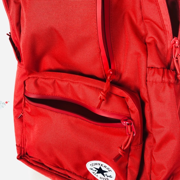 Converse Ctas Unisex All Purpose Backpack/Bag Red - Picture 6 of 8